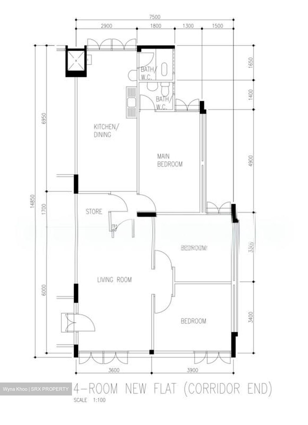 Blk 329 Clementi Avenue 2 (Clementi), HDB 4 Rooms #602714341